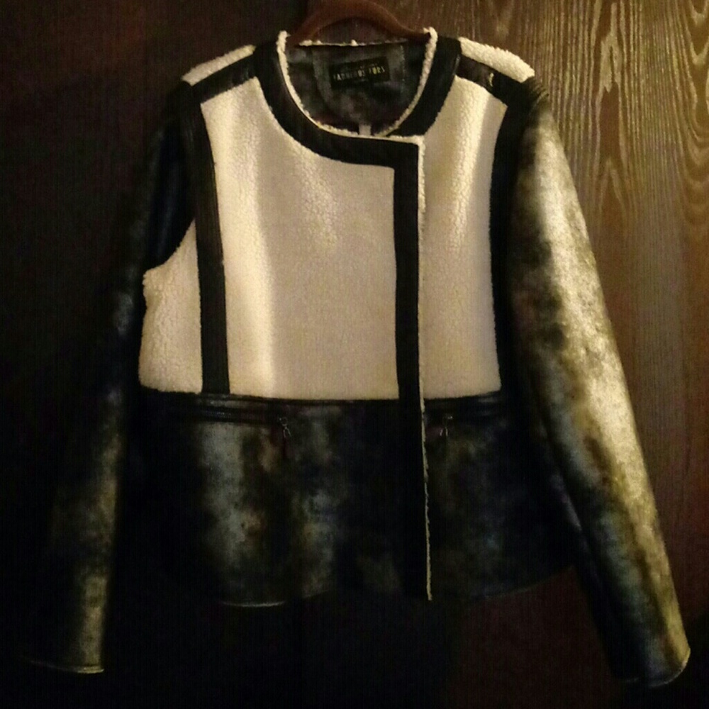 Donna Salyers Faux Shearling Jacket